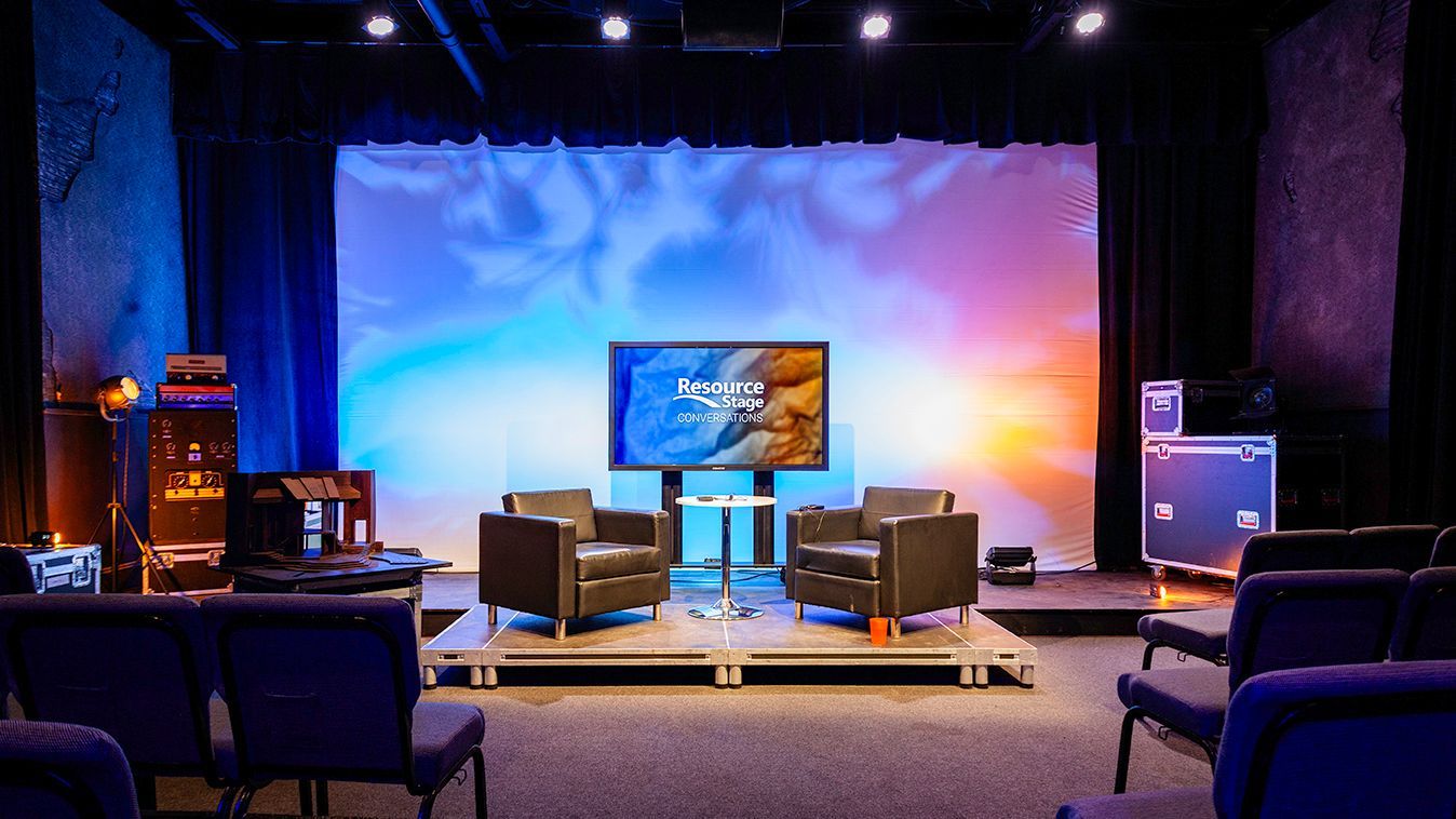 Resource Stage set up for a production