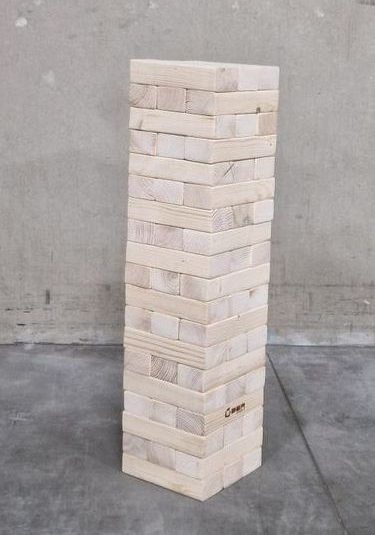 Jenga XL stapelblokken te huur