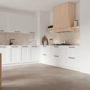white cupboards kitchen