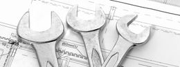 Tools and plans used for Thames Valley plumbing services