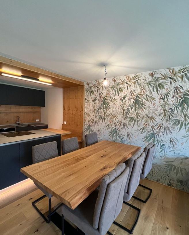 Neugestaltung Wohnküche Wandgestaltung