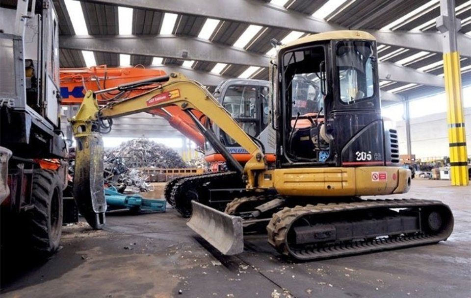 Macchinari industriali da rottamare