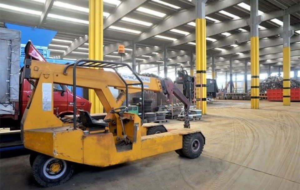 Macchinari industriali da rottamare