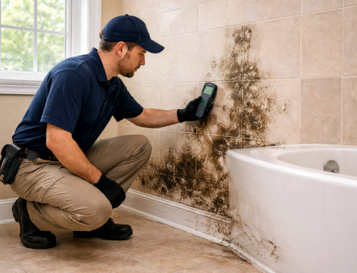 Cracked brick wall with a diagonal fissure running from top to bottom.