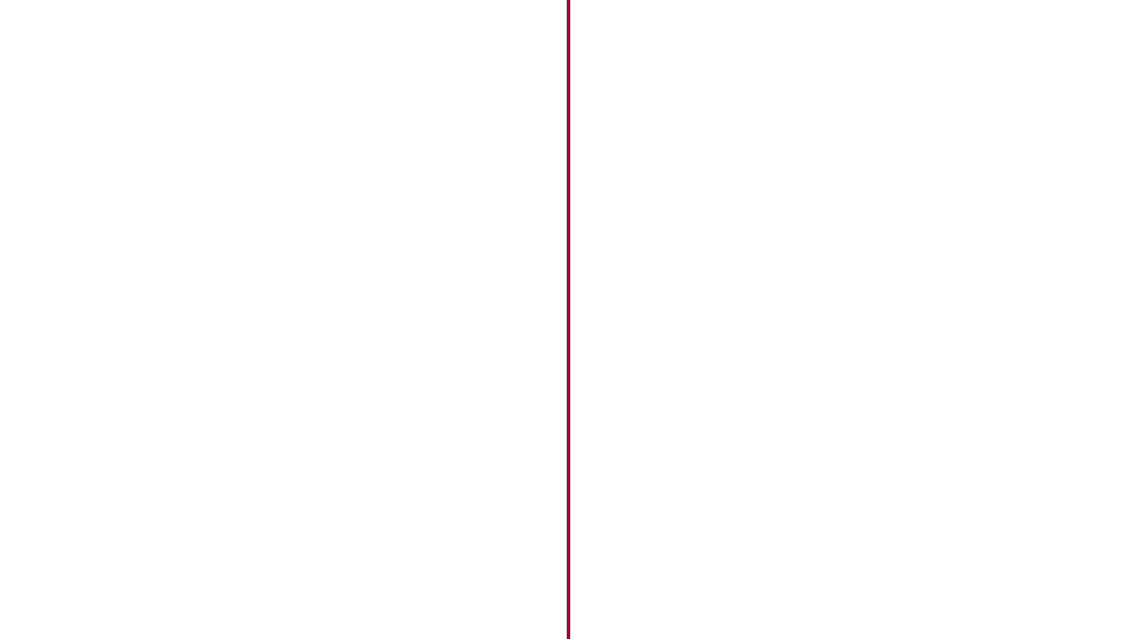 A thin, vertical, light brown line centered on a plain white background.