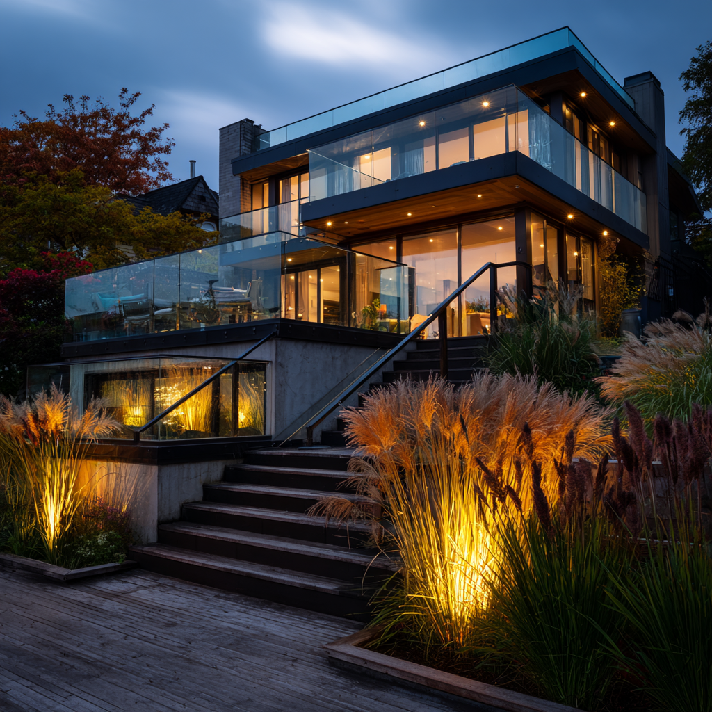 Holiday lighting company specializing in Christmas light installation with LED roofline holiday lights, tree wrapping festive décor, patio and garden Christmas lighting, custom residential and commercial holiday displays, affordable holiday lighting contractors, smart Wi-Fi RGB LED systems, professional Xmas décor installers, energy efficient festive lighting services for homes, offices and businesses.