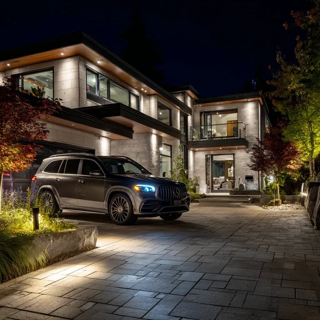 Our team designing a strategic plan for safety lighting in Burnaby BC. We identify vulnerable areas and create a comprehensive security lighting layout. For expert outdoor safety lighting design in Burnaby, call us. Keywords: security plan, lighting design, property assessment, professional consultation.