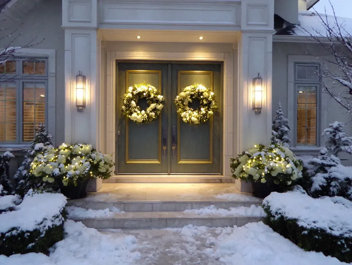 This entire street in Burnaby features our Christmas and holiday lighting installations. We can handle large, coordinated neighborhood projects. For community festive lighting in Burnaby, we are the trusted partner. Keywords: neighborhood lighting, community project, strata lighting, large scale.