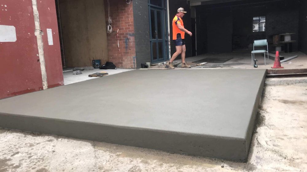 A Concrete Slab in a Building Under Construction — JDC Concreting in Lismore, NSW