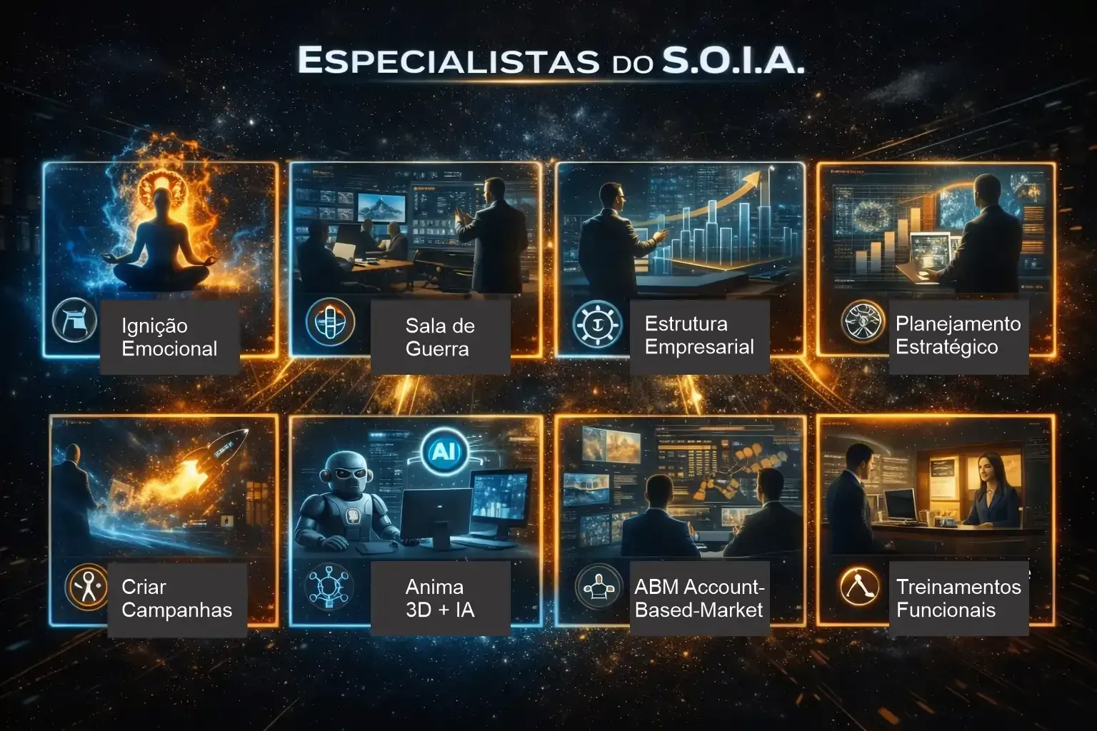 ? Sistema operacional com inteligência artificial para marketing, vendas e retenção com agentes