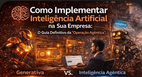 Implementação de inteligência artificial na empresa com agente S.O.I.A. analisando dados em ambiente