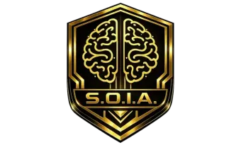 escudo da marca logo S.O.I.A.