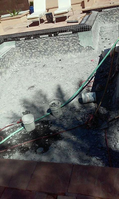 Pool Under Construction — Las Vegas, NV — R.O.W Custom Pool Plastering & Remodeling