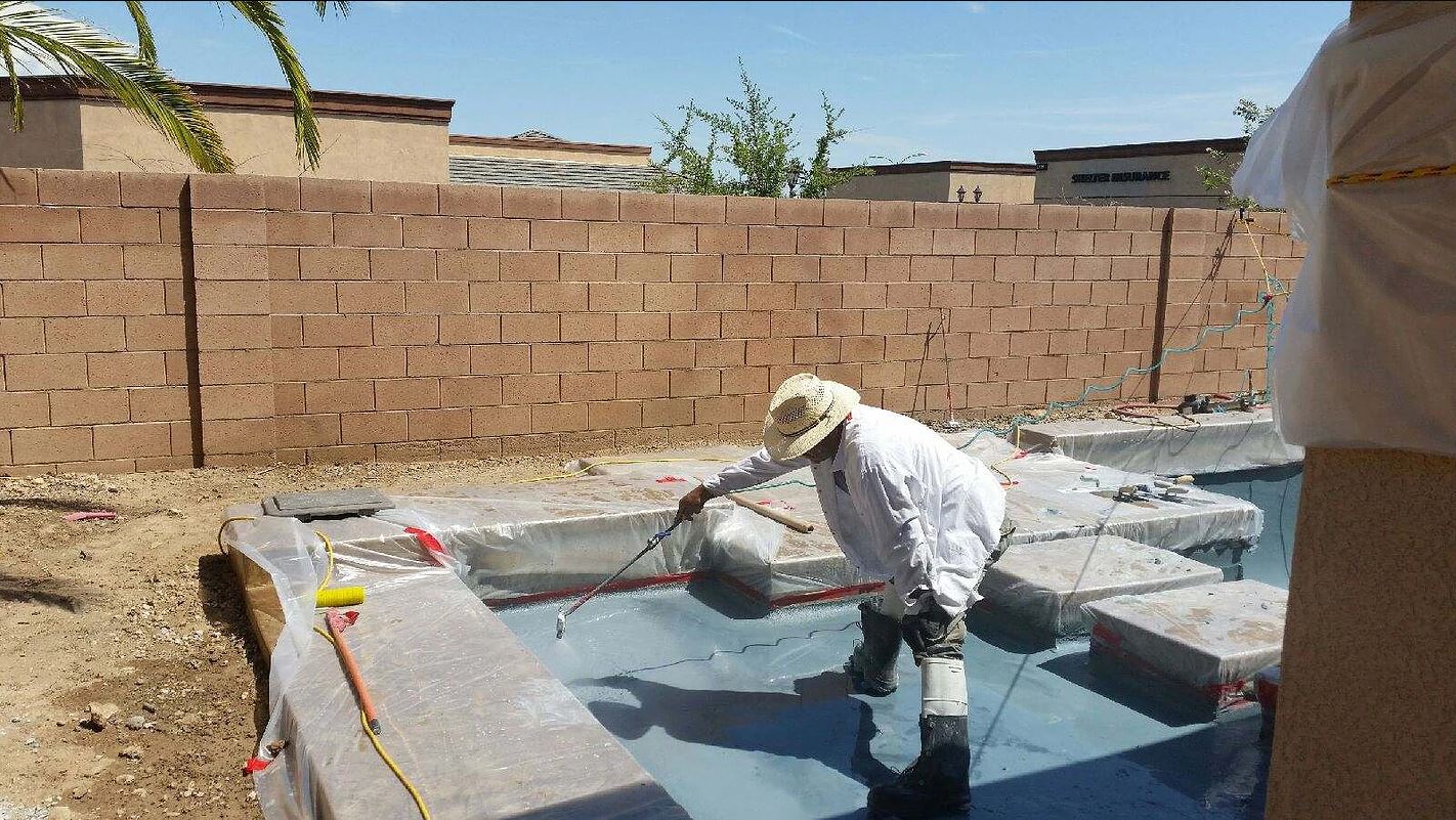 Pool Plastering — Las Vegas, NV — R.O.W Custom Pool Plastering & Remodeling