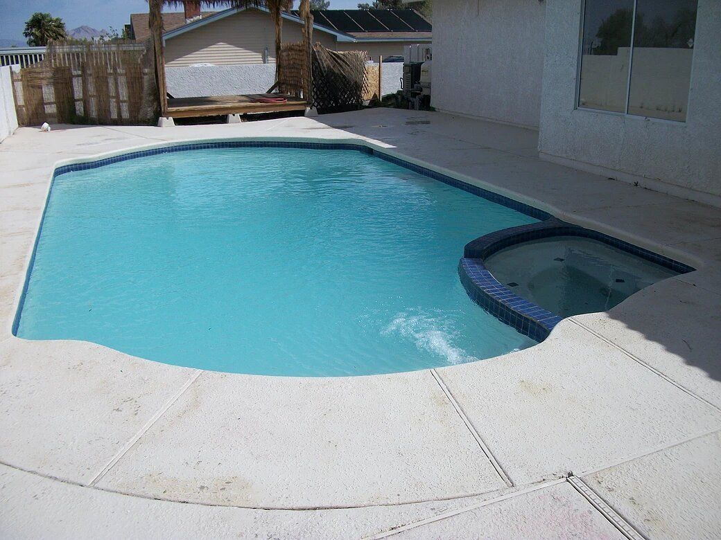 Pool Maintenance — A Mini Residential Pool In Las Vegas, NV