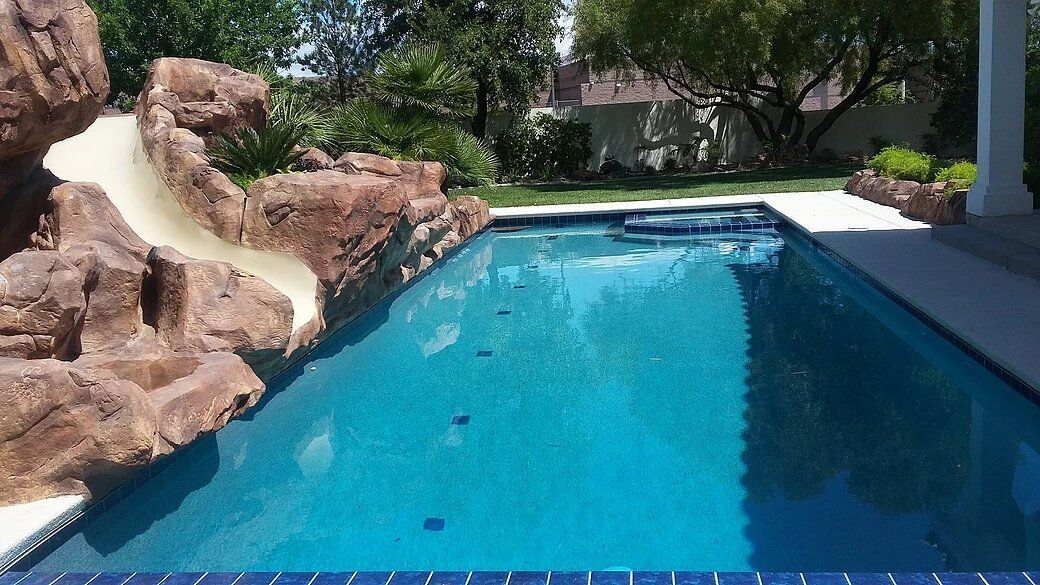 Pool Plastering — A Wide Rectangular Pool In Las Vegas, NV