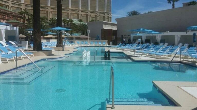 Mandalay Bay Chess Pool — Las Vegas, NV — R.O.W Custom Pool Plastering & Remodeling
