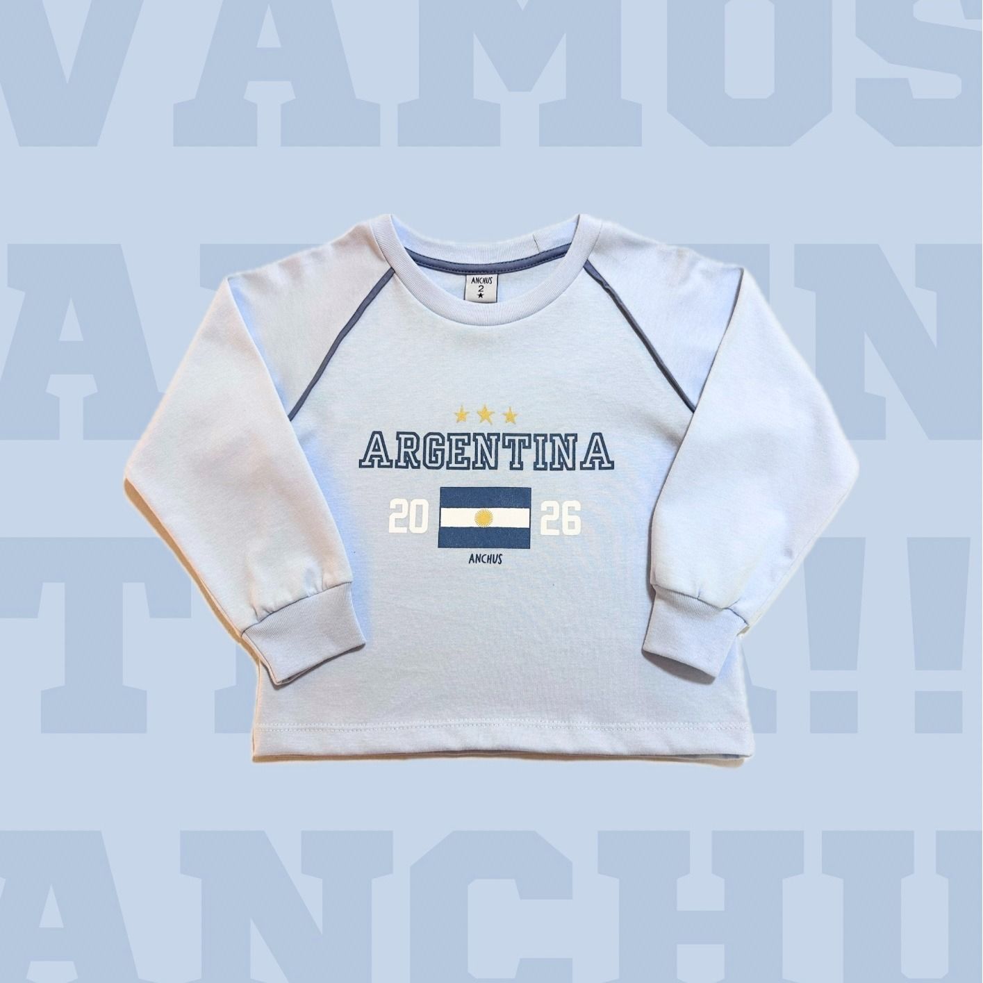 Remera argentina celeste