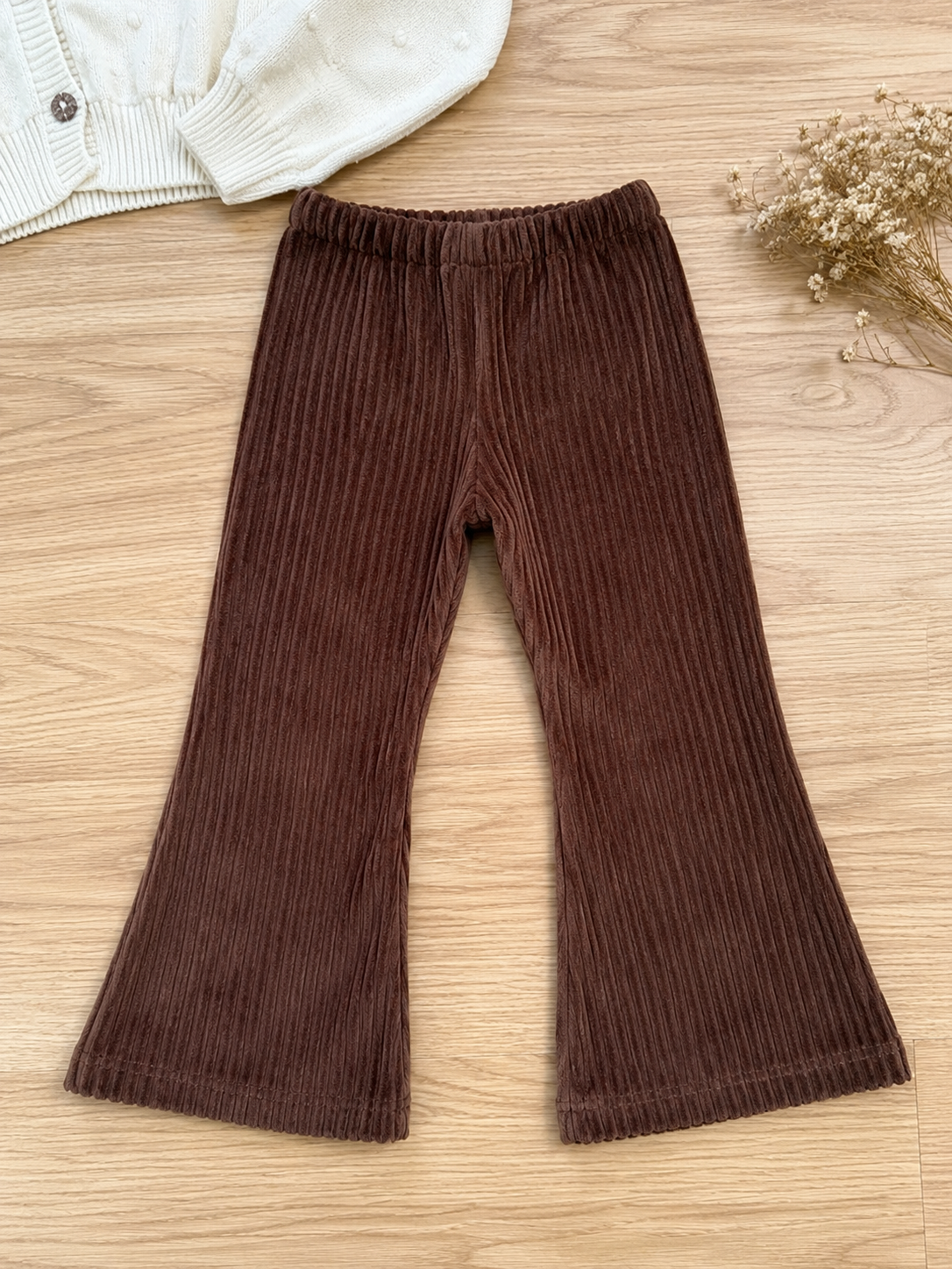 Copia de Calza corderoy de plush beige