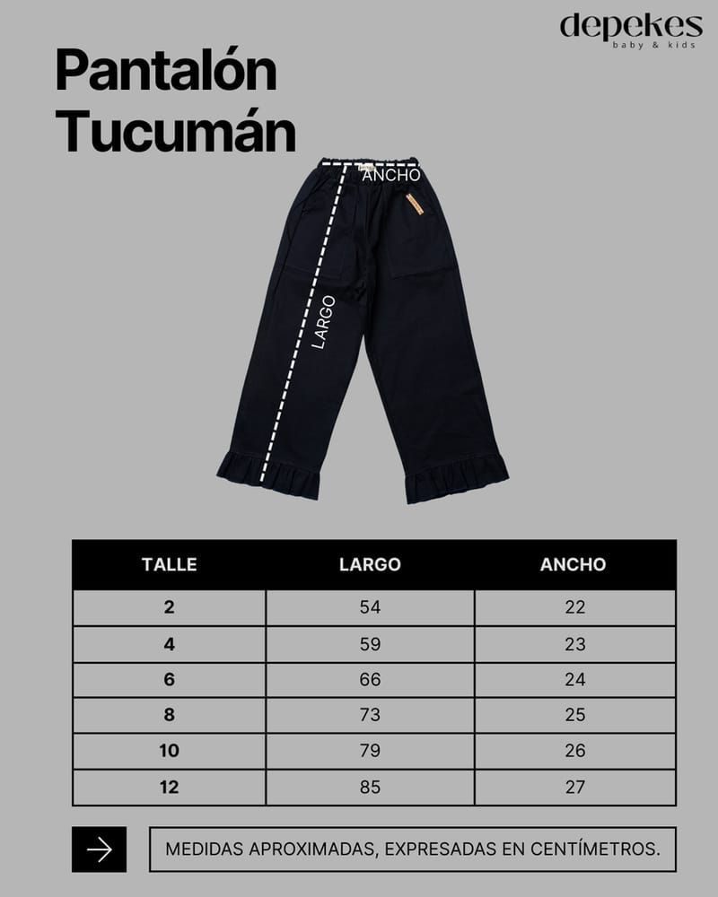 Pantalones beige con volantes, cintura y puños elásticos, extendidos sobre un fondo blanco.