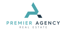 Logo for Premier Agency Real Estate with a teal "A" symbol.