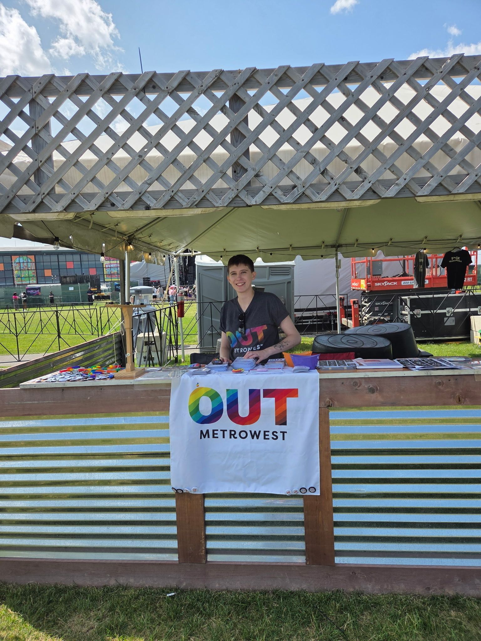 Person smiling at an