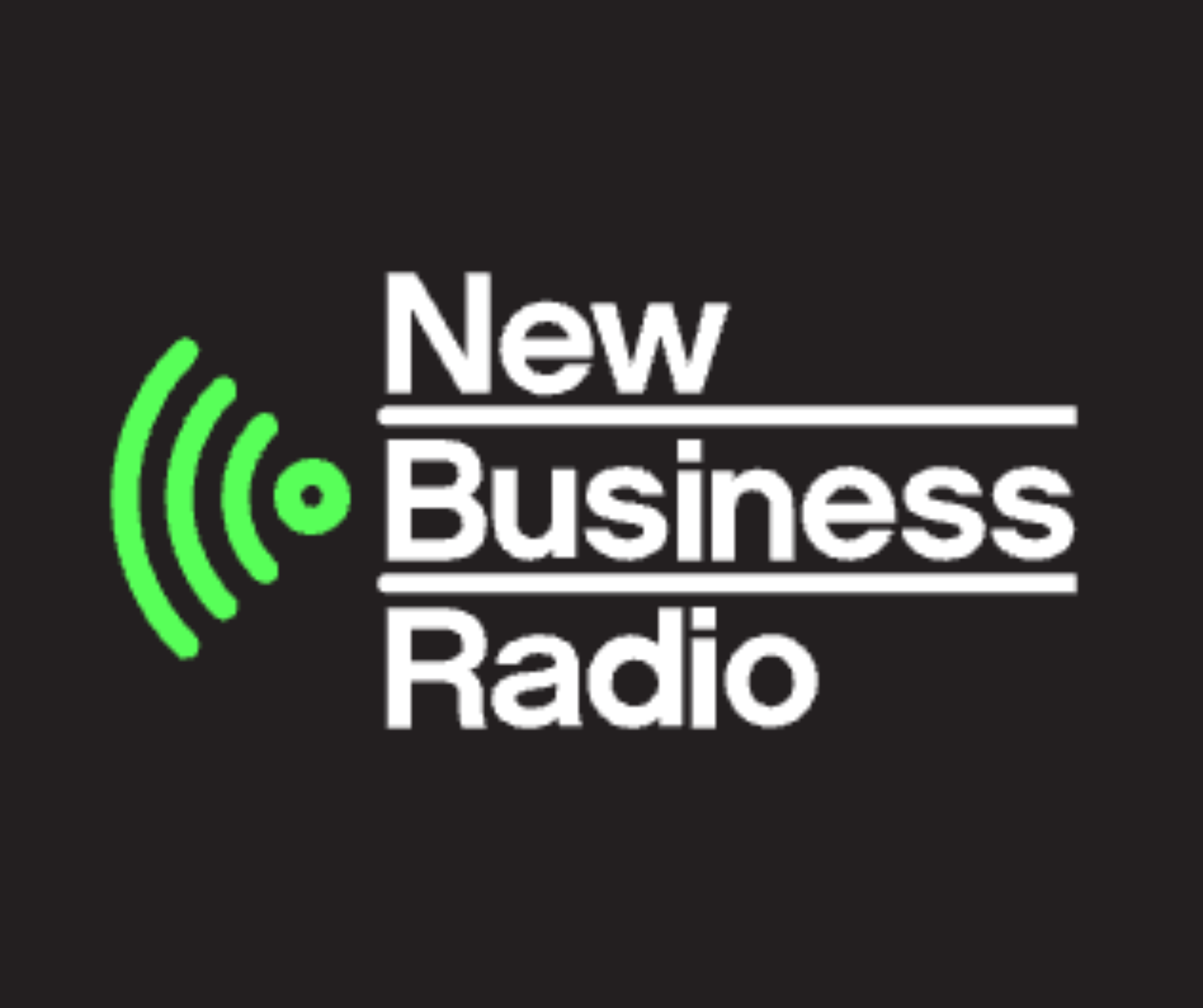 New Business Radio logo. Johan Reinhoudt contributor.