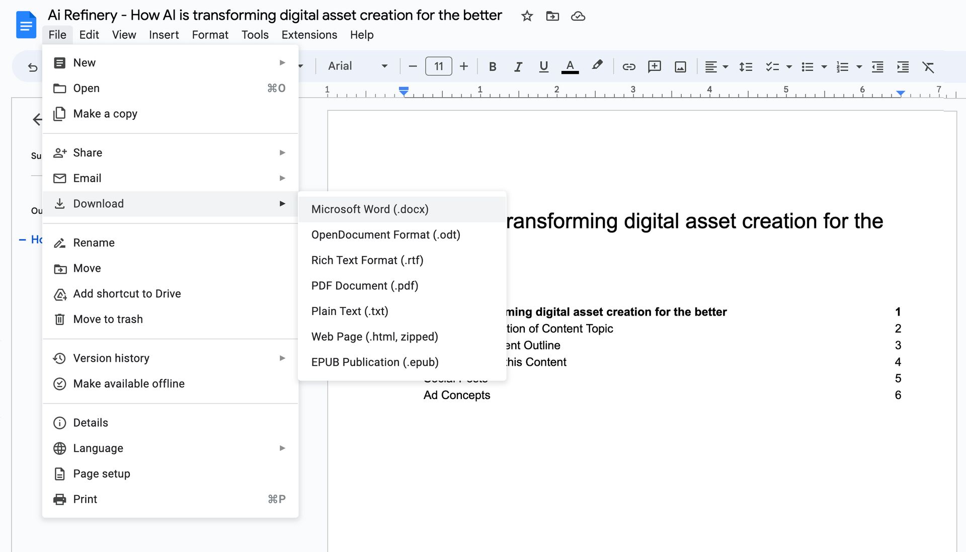 A computer screen shows a document that says ' transforming digital asset creation for the ' on it.