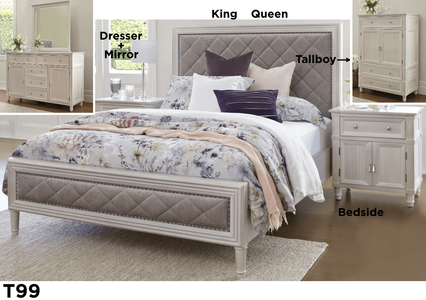 Upholstered Beds in Lismore Bryants Beds & Mattresses