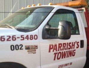 Parrish Towing Truck — Parrish Tire and Service Center in Daphne, AL