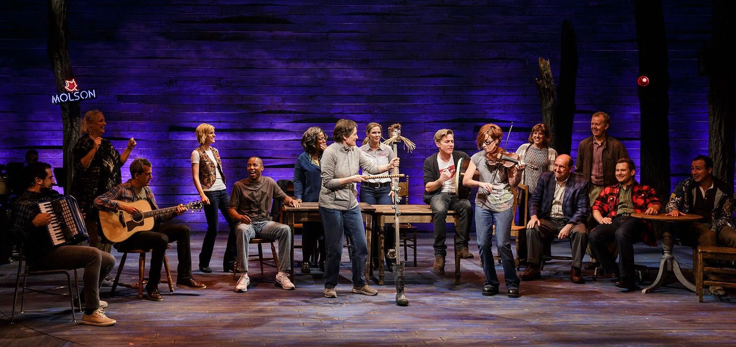 The cast of La Jolla Playhouse’s world-premiere production of COME FROM AWAY