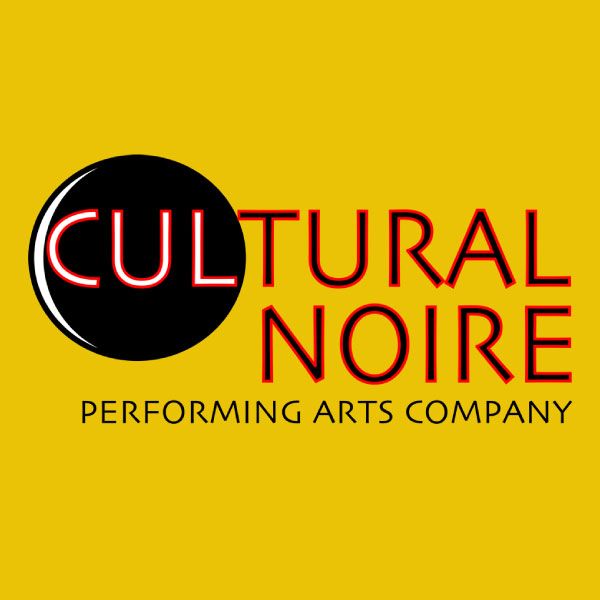 A yellow logo for cultural noire performing arts company