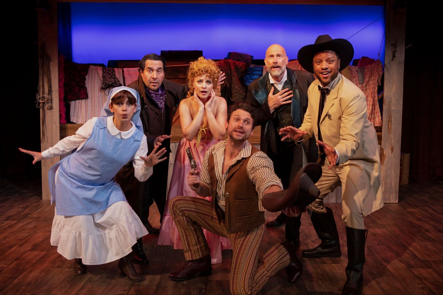 The cast of North Coast rep's production of Desperate Measures
