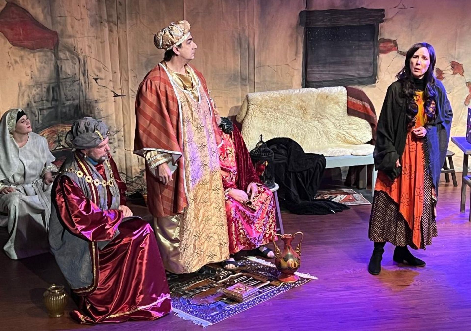 The cast of Genesis Opera Theatre's production of Amahl & the Night Visitors