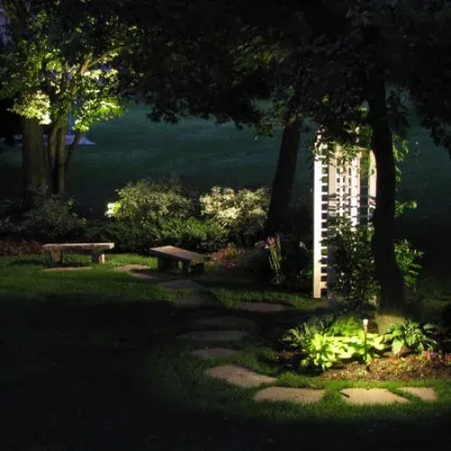 Outdoor Lighting — Waterloo, IA — Matthias Landscaping Co