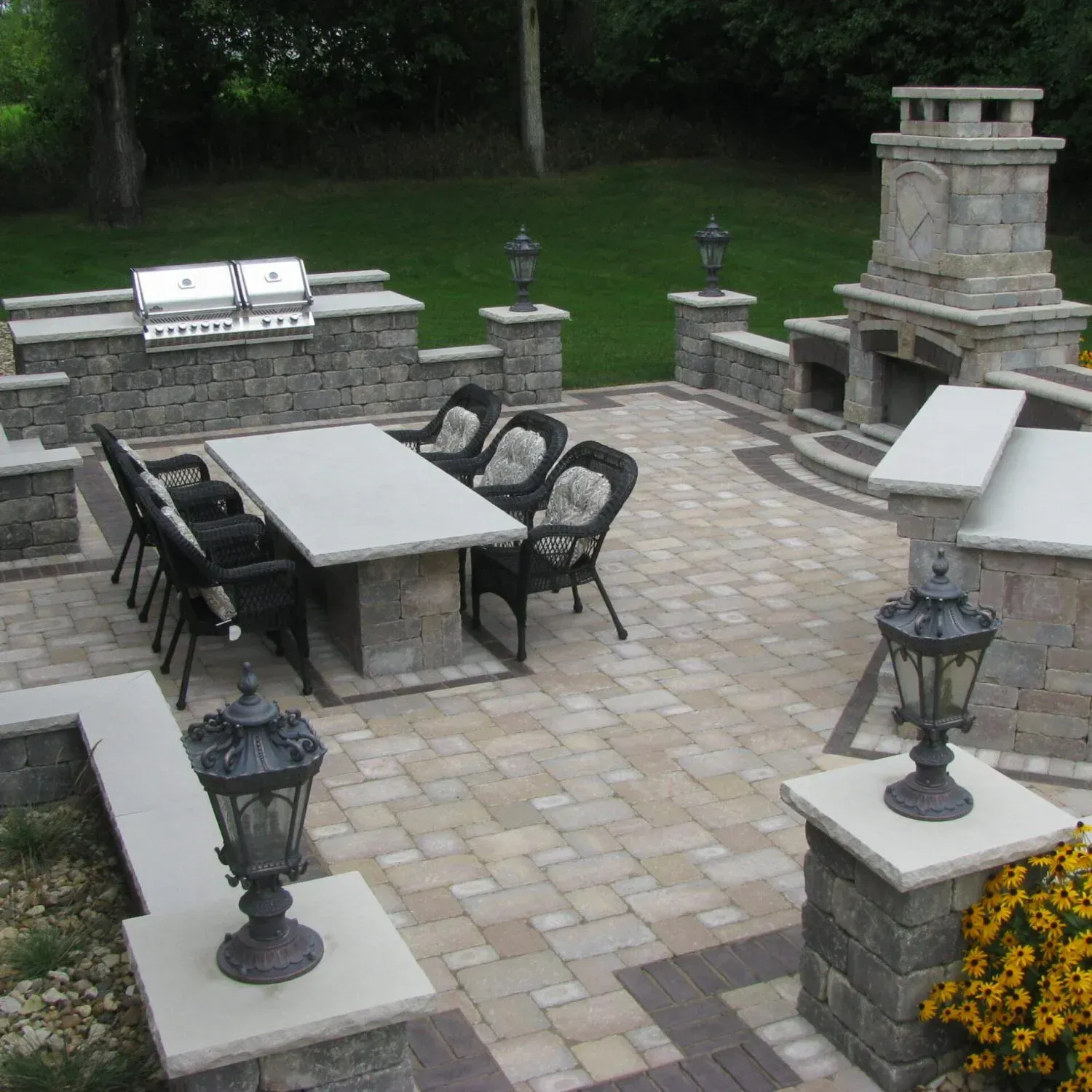 Outdoor Grill & Kitchen — Waterloo, IA — Matthias Landscaping Co
