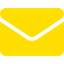 A yellow envelope with a white border on a white background.