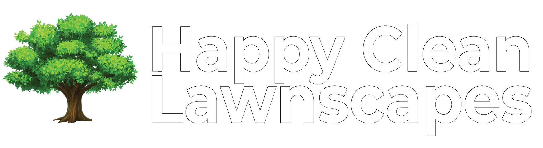 Happy Clean Lawnscapes logo