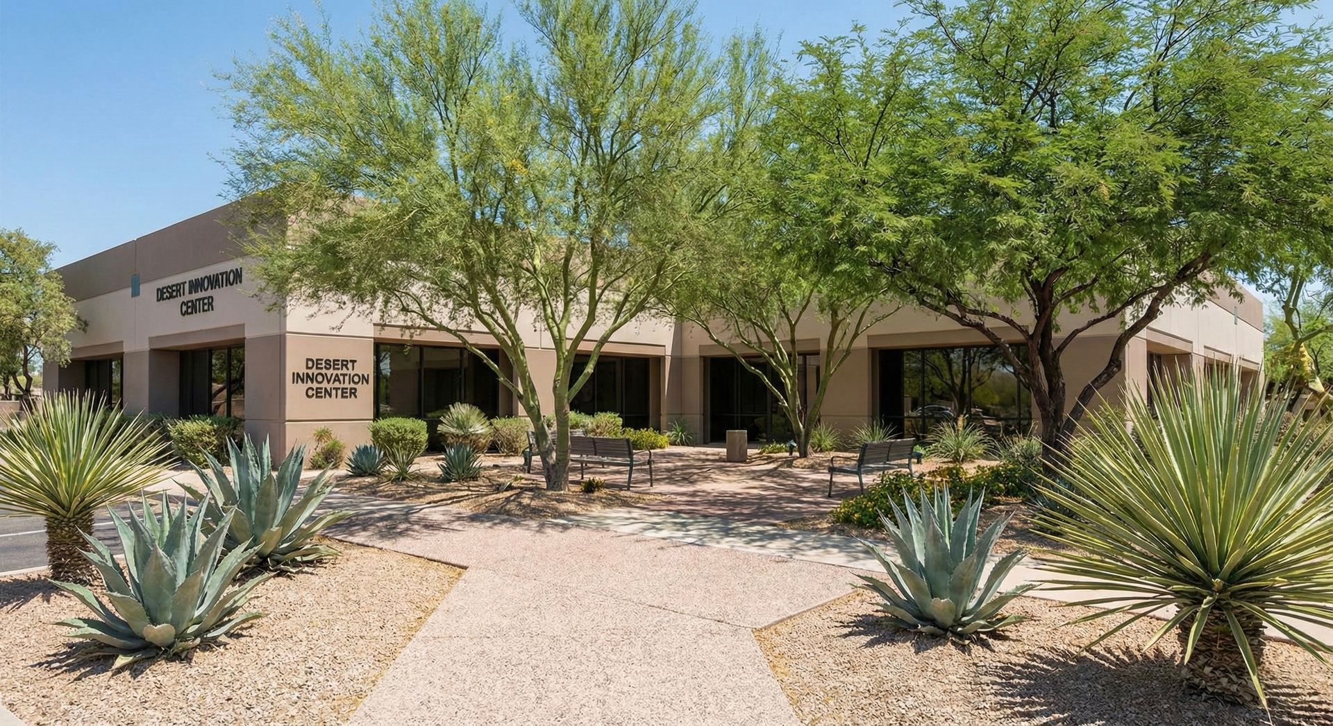 Fertilizing the green lawn.