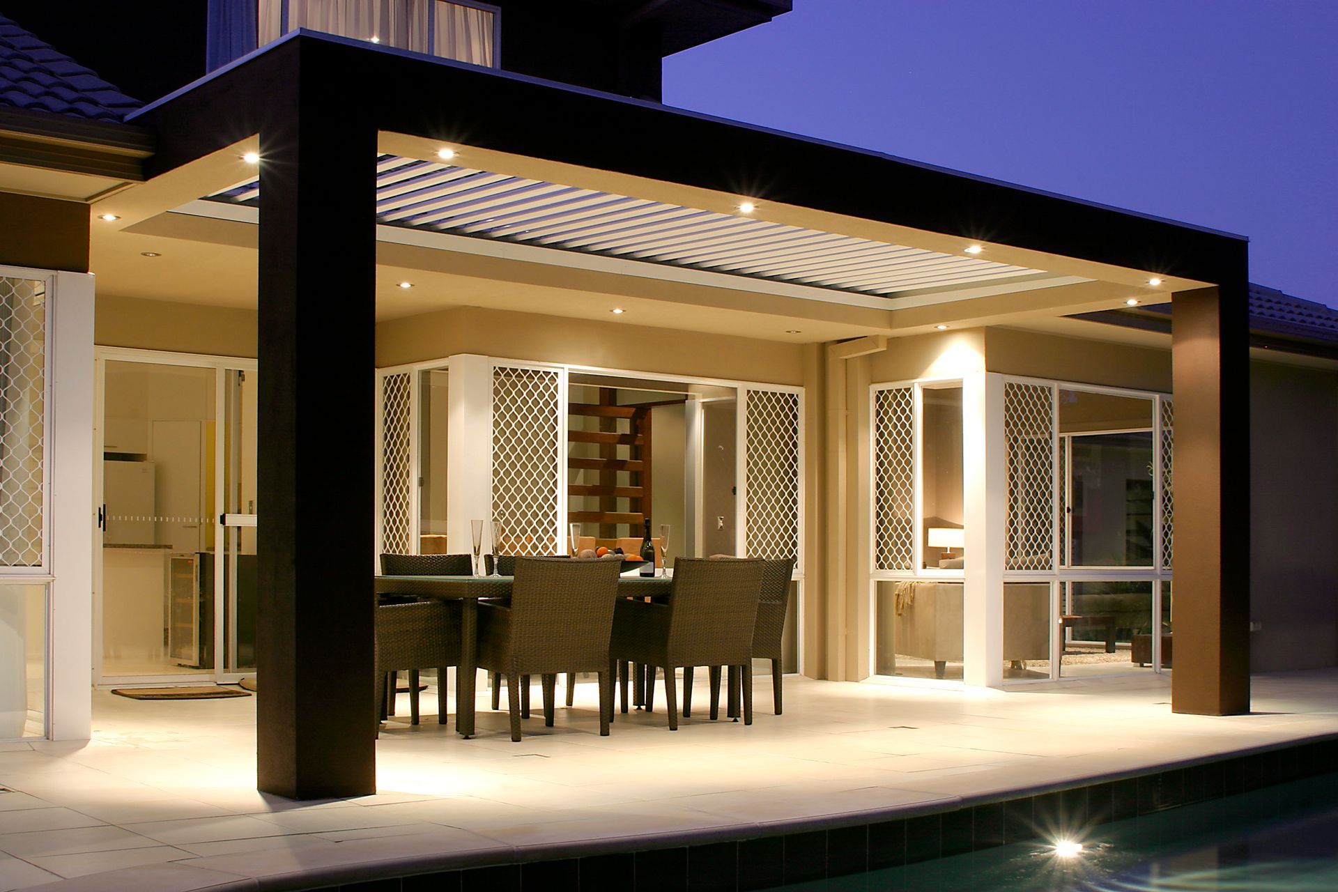 LouvreSpan Opening Roofs, Sun Louvres & Louvre Shutters