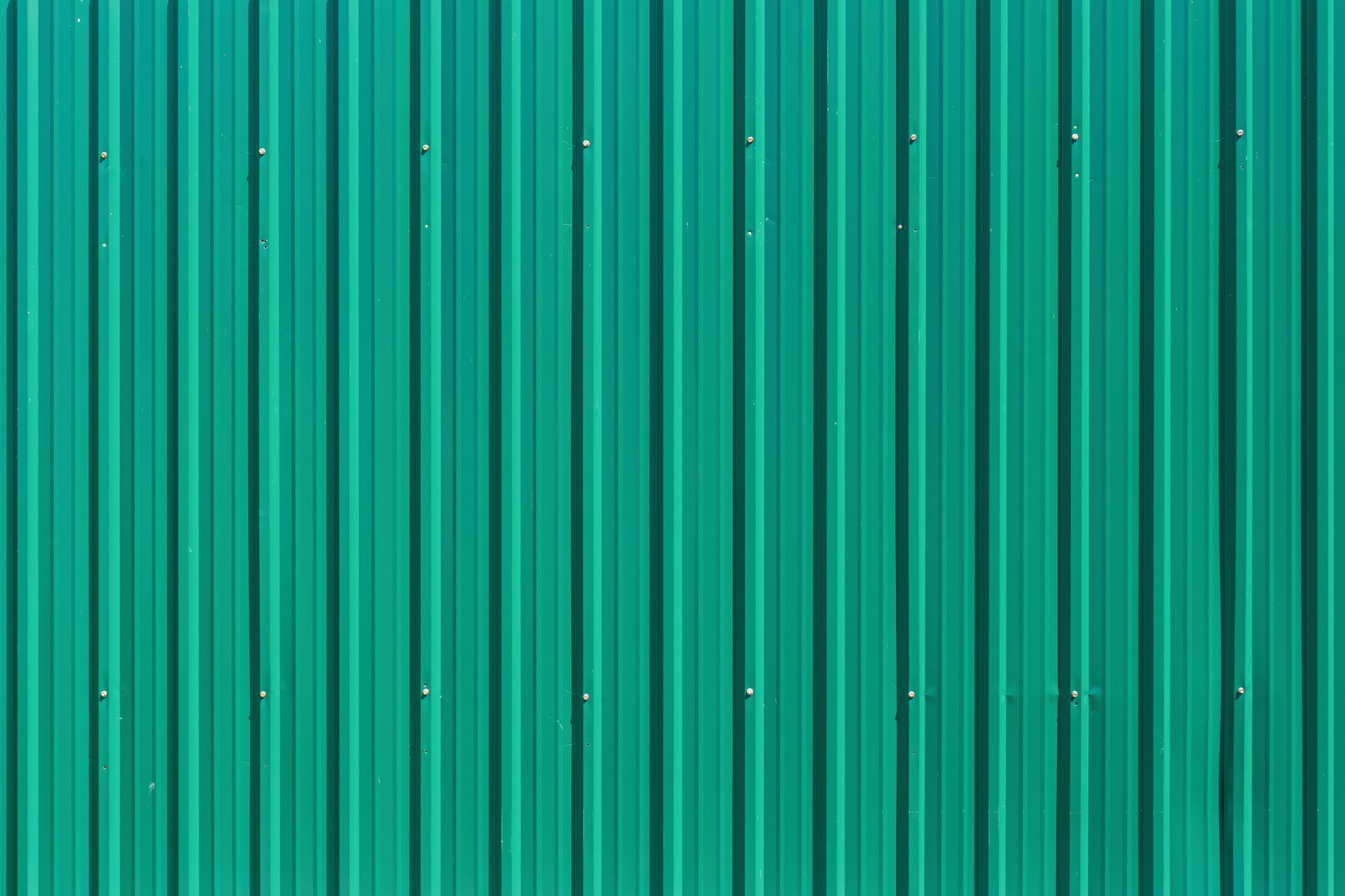 dettaglio lamiera di colore verde