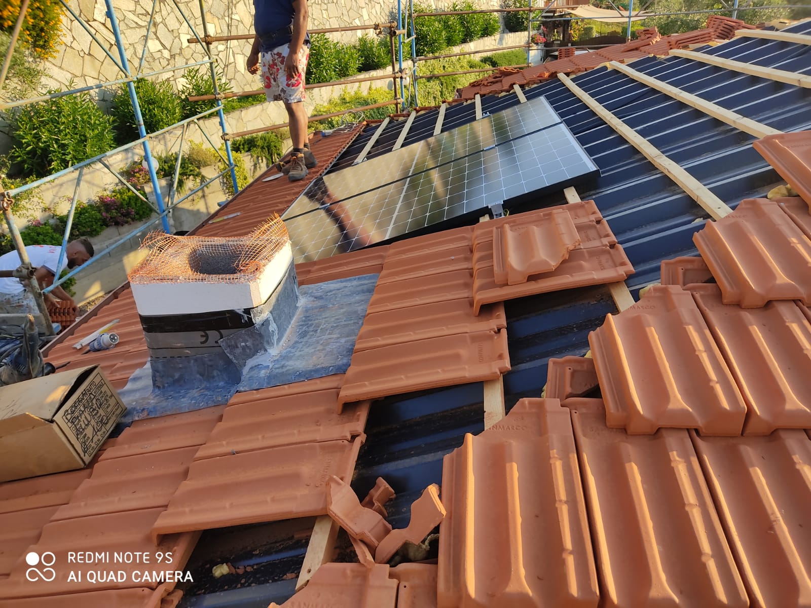 installazione tegole