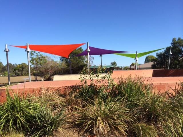 Colourful Shade Sails — Design & Fabrication of Shades in Grafton, NSW