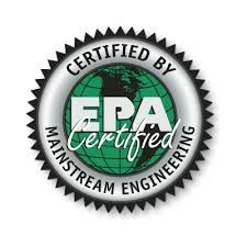 EPA-certified seal with green globe background. 