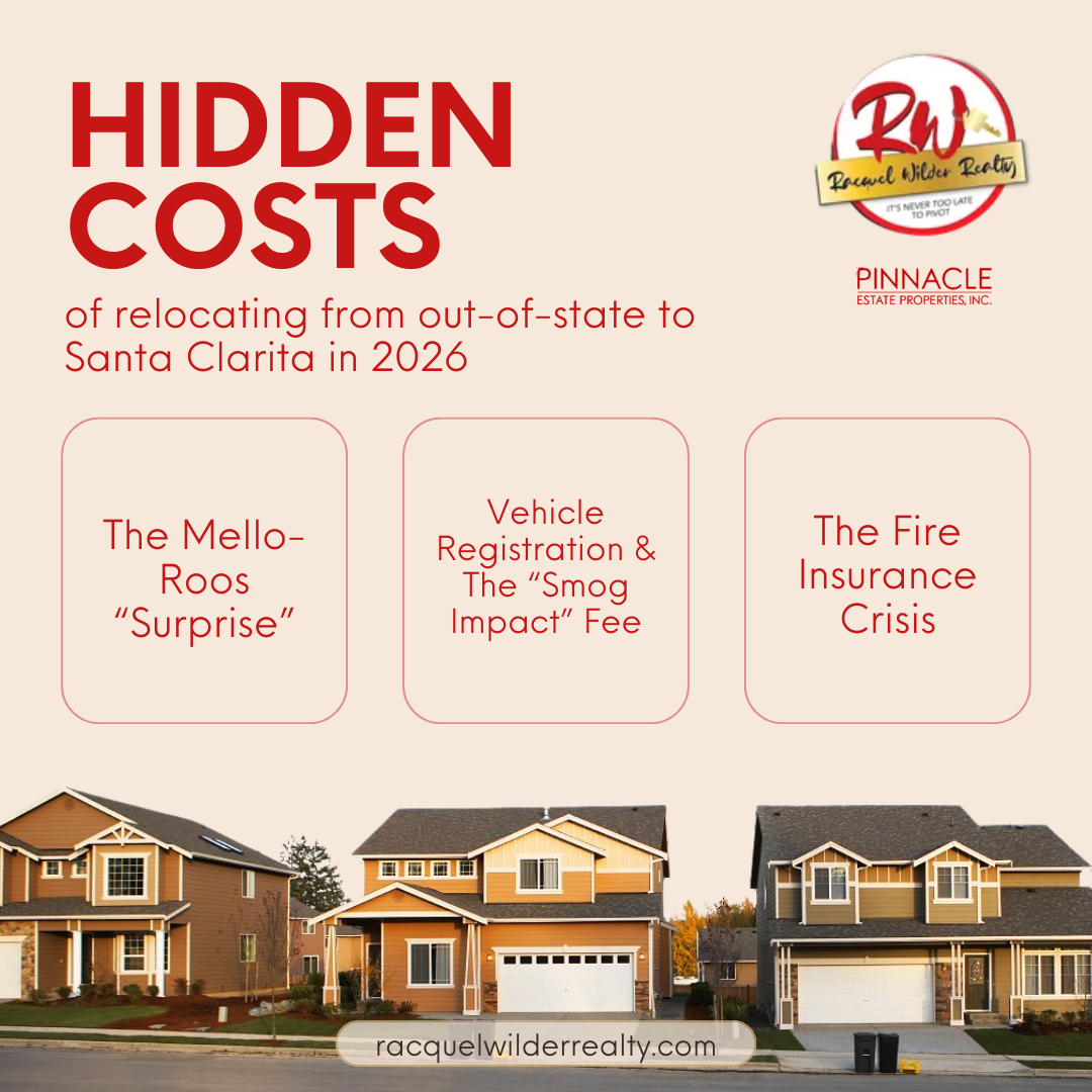 Street view of Santa Clarita homes, featuring hidden costs of relocating to Santa Clarita, by Racquel Wilder Realty