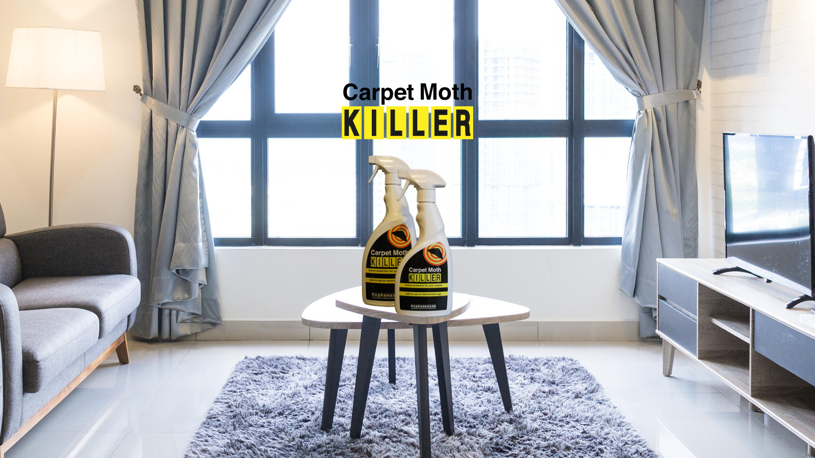 A moth infestation can cost you £££ - buy Carpet Moth Killer NOW!