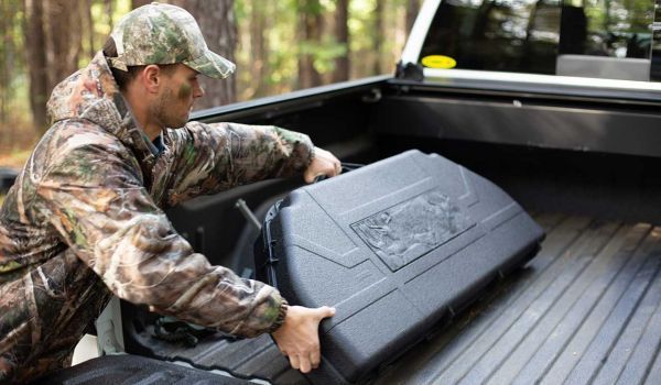 Soldier with Baggage — Sun Valley, CA — Line-X