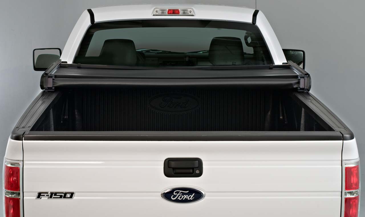 White Pickup Truck with Cover — Clovis, CA — Line-X of Clovis