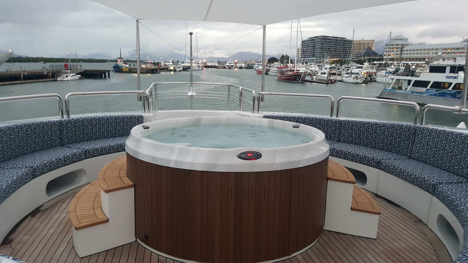 Custom Spa on the Boat  — New & Replacement Upholstery in Smithfield, QLD