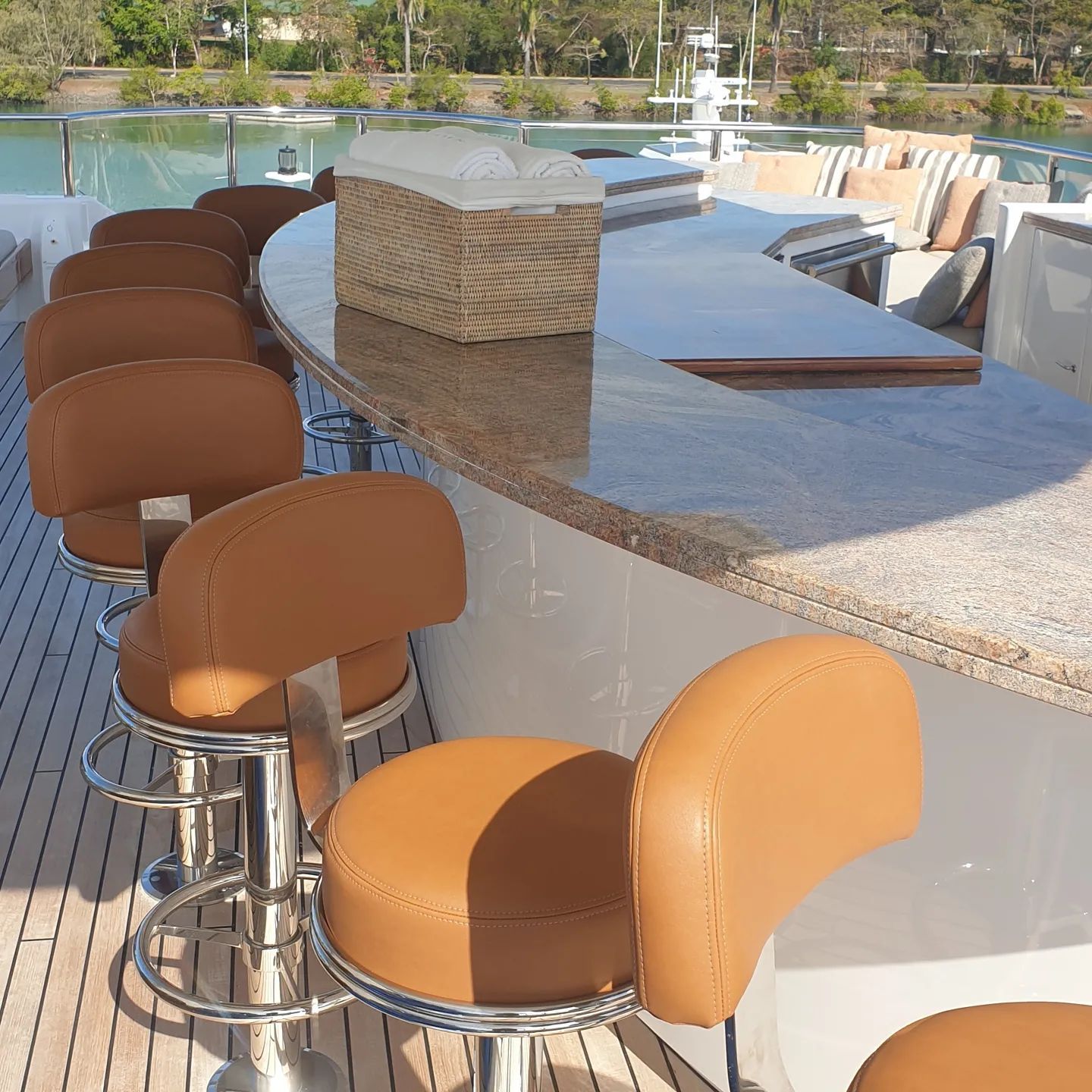 Elegant Chairs on a Boat — New & Replacement Upholstery in Smithfield, QLD